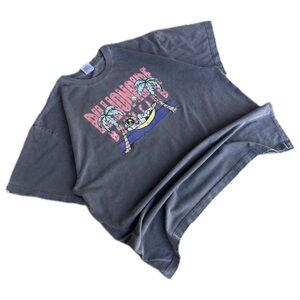 vtg y2k 00s sunfaded baggy workout gym pump cover billionaire boy club tshirt